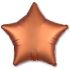 Шар звезда Оранжевый A19"/49см Amber (США) сатин 1204-0727