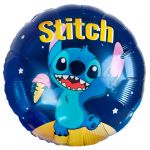 Шар фольга Любимый монстрик с мороженным Stitch FL18"/48см круг (Китай) 24423S