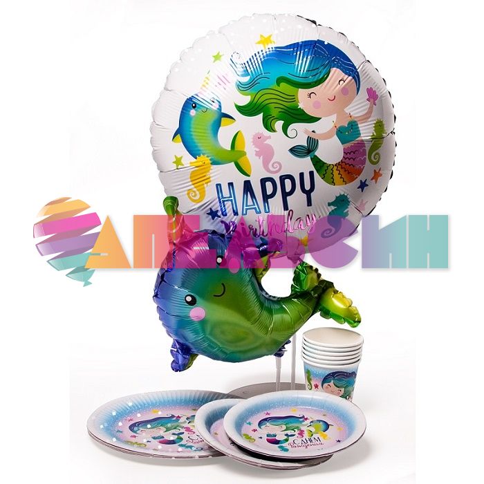 Мини фигура Рыба Нарвал сказочный FL16"/41см с клапаном (Китай) 180798