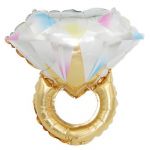 Мини фигура Кольцо с бриллиантом золото FL17"/43см с клапаном (Китай) 170762