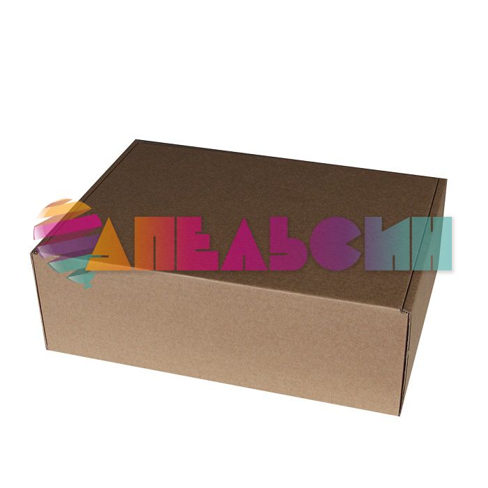 Коробка Натуральный крафт 22х32х10см складная M320