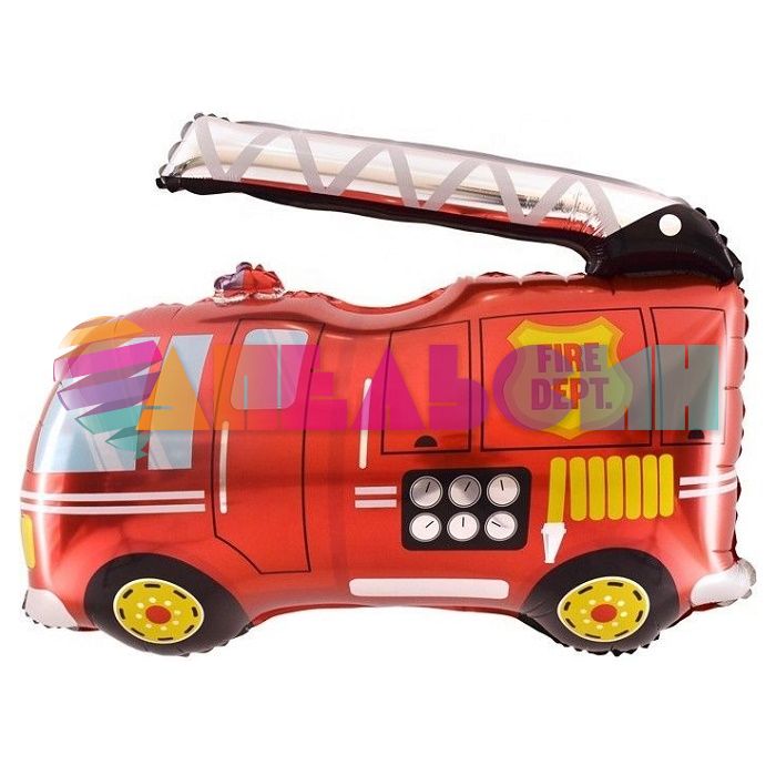 Шар фигура Пожарная машина FL32"/81см (Китай) В0828 15445