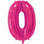 Шар цифра Розовый Е26"/66см фуксия 0 Fuchsia (Китай) 1207-3687