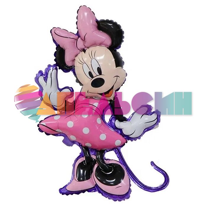 Мини фигура Минни Маус в розовом FL17"/43см с клапаном (Китай) 555082
