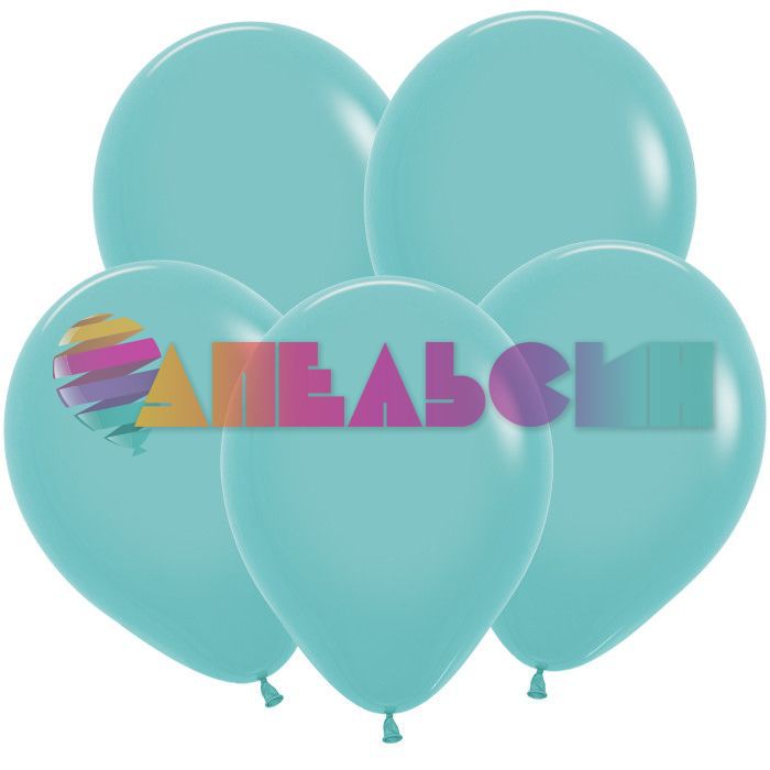 Шар пастель Бирюза S12"/30см (037) Aquamarine Аквамарин 12шт/уп (Колумбия) 124032