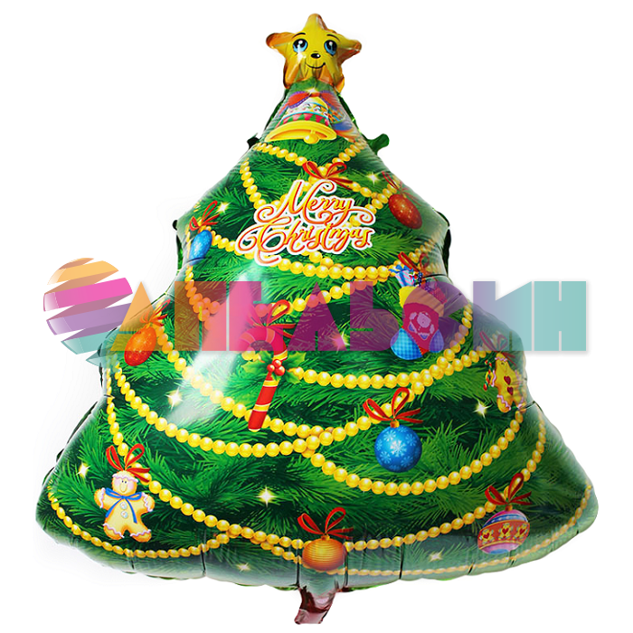 Шар фигура Елка новогодняя FL29"/74см (Китай) R254