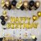 Надпись из шаров HAPPY BIRTHDAY золото FL16"/41см (Китай) 17372