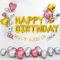 Надпись из шаров HAPPY BIRTHDAY золото FL16"/41см (Китай) 17372