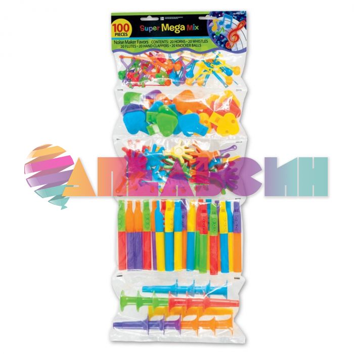 Игрушки для подарков Дудулки-шумелки 10шт/уп 1507-0782