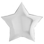 Шар звезда Белый G09"/23см (Италия) 09218WH