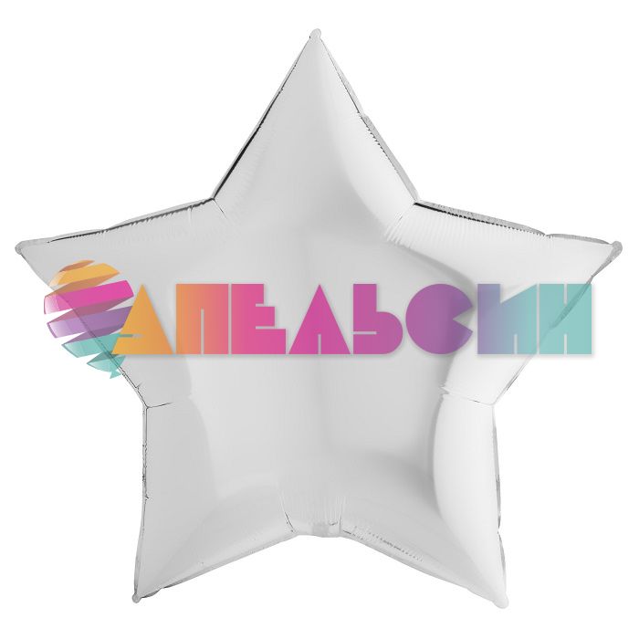 Шар звезда Белый G09"/23см (Италия) 09218WH