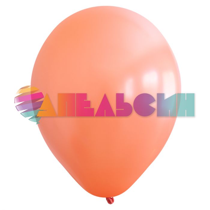Шар пастель Оранжевый Т12"/30см (2341) Coral 100шт/уп (Турция) 8122341