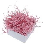 Наполнитель Розовый 2мм гофре 50гр/уп бумага H029