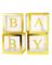 Коробка Блок Золото BABY 4шт/уп для шаров 617649