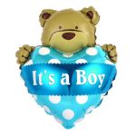 Мини фигура Медвежонок с сердцем It`a Boy FL17"/43см с клапаном (Китай) 17120