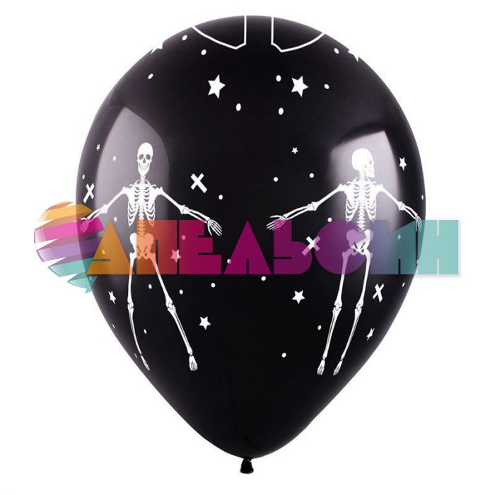 Шар латекс Хеллоуин МИКС 12"/30см 100шт/уп (Турция) 8122102