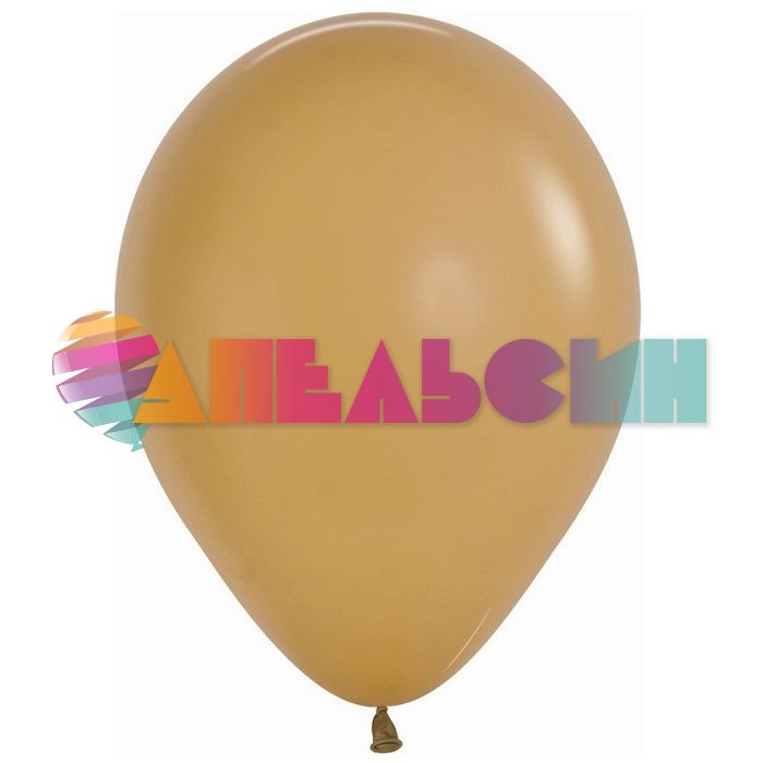 Шар пастель Коричневый S12"/30см (073) Latte Кофе Латте 12шт/уп (Колумбия) 386881