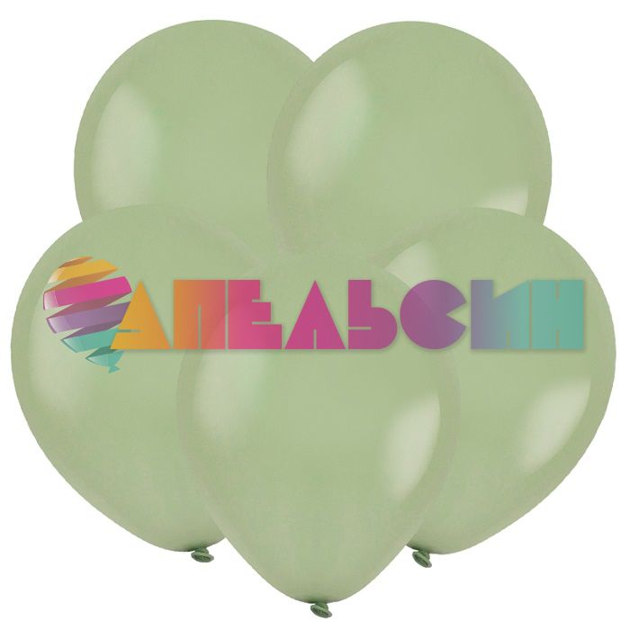 Шар пастель Зеленый Т18"/45см Winter green 5шт/уп (Турция) 8188007-5-СТОК