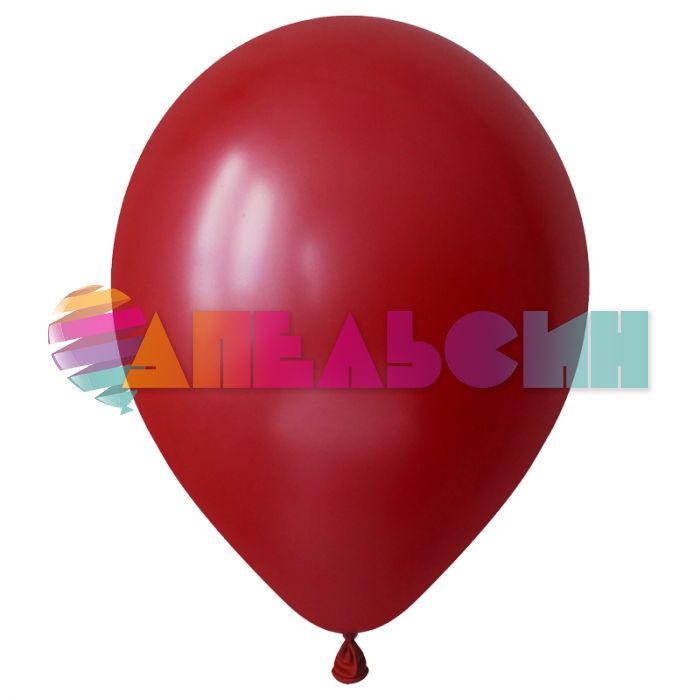 Шар металлик Красный DL12"/30см (1410) Red 100шт/уп (Вьетнам) 3121410