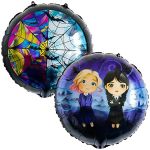 Шар фольга Мрачная девочка Подруга FL18"/46см круг (Китай) 23680 1202-3893