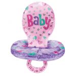 Шар 3D фигура Соска BABY It`s a GIRL A29"/74см (США) 09854 1207-0223