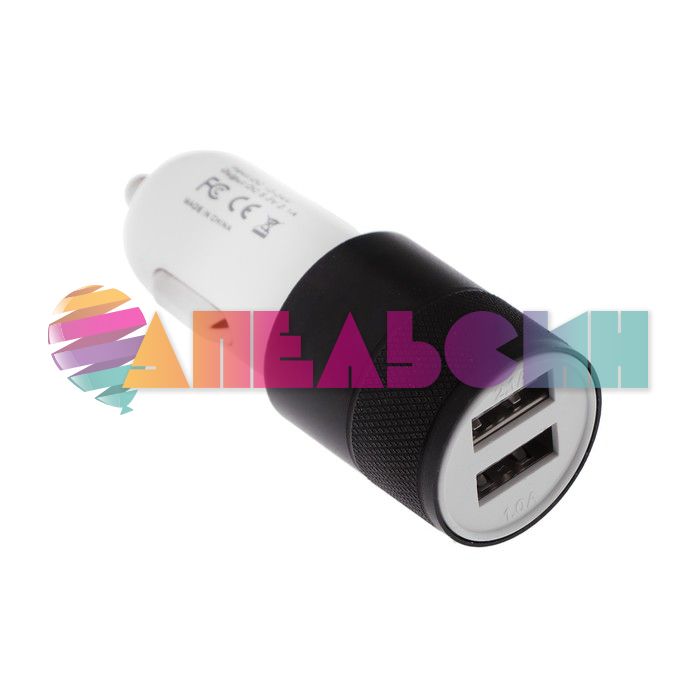Зарядное утройство АВТО 2 USB 2А/1А МИКС 5402351