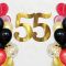 Цифра 55 золото 20см картон 1827121