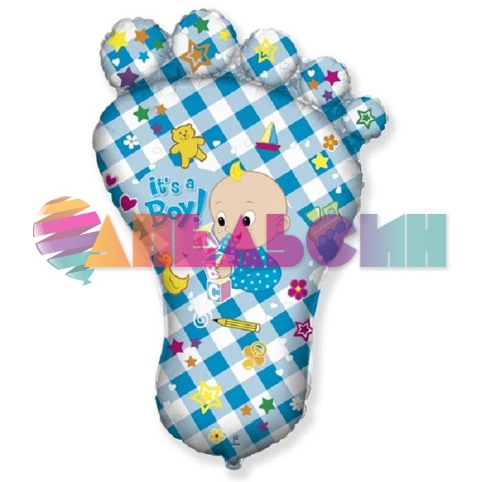 Шар фигура Ножка It's a Boy ABC F38"/97см (Испания) 901619