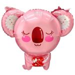 Шар фигура Коала розовая с сердечком FL29"/74см (Китай) 23485