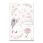 Скатерть Свадьба Romantic 140х160см бумага 1502-1076