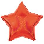 Шар звезда Красный A19"/49см Red (США) переливы 1205-0020