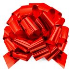 Бант Красный d=36см фольга 7см шар 661024 1509-1336