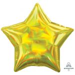 Шар звезда Желтый A19"/48см Yellow (США) переливы 1205-0136