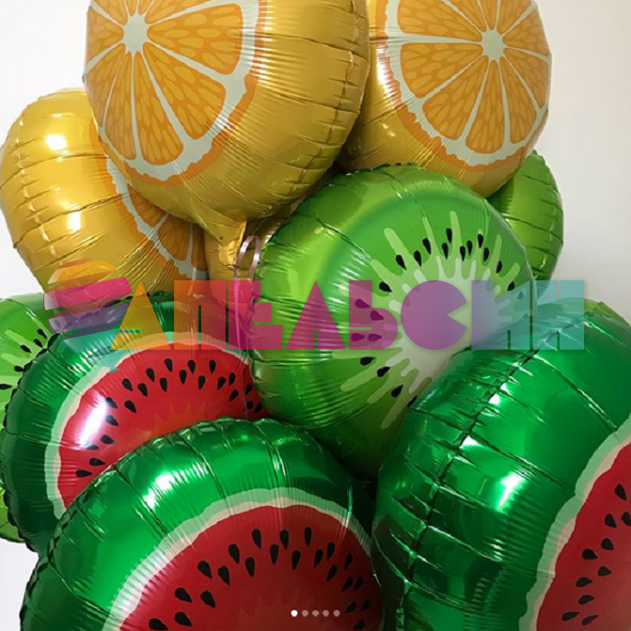 Шар фольга Апельсин FL18"/48см (Китай) SL-B061 13061