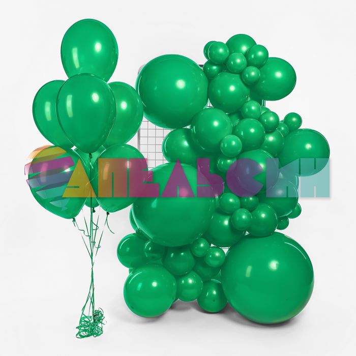 Шар пастель Зеленый 512/18"/46см (S68) Green 10шт/уп (Китай) 512-18S68