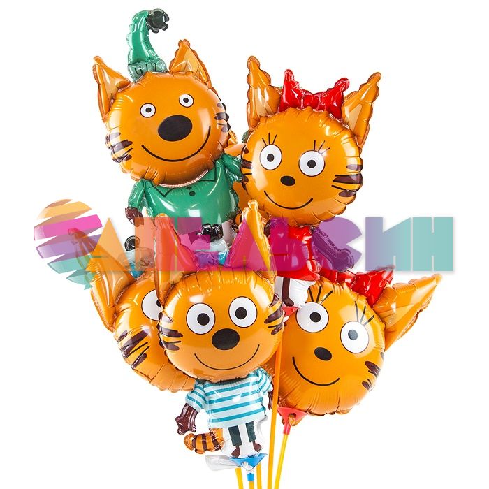 Мини фигура Три кота Коржик FL13"/33см с клапаном (Китай) 402118