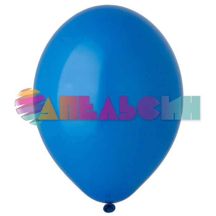 Шар пастель Синий В075/25см (012) Mid Blue 50шт/уп (Бельгия) 1102-0123