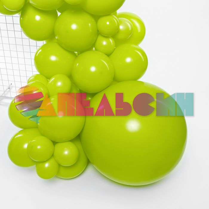 Шар пастель Зеленый 512/36"/91см (S06) Light green весенний (Китай) 512-36S06