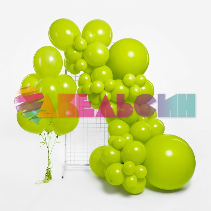 Шар пастель Зеленый 512/36"/91см (S06) Light green весенний (Китай) 512-36S06