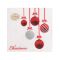Салфетка Christmas Новогодние красные шары 33см 20шт/уп 4309061-РАСПРОДАЖА