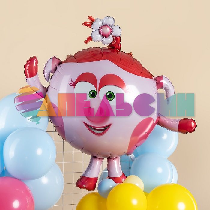 Шар фигура Смешарики Нюша FL41"/104см (Китай) 515101