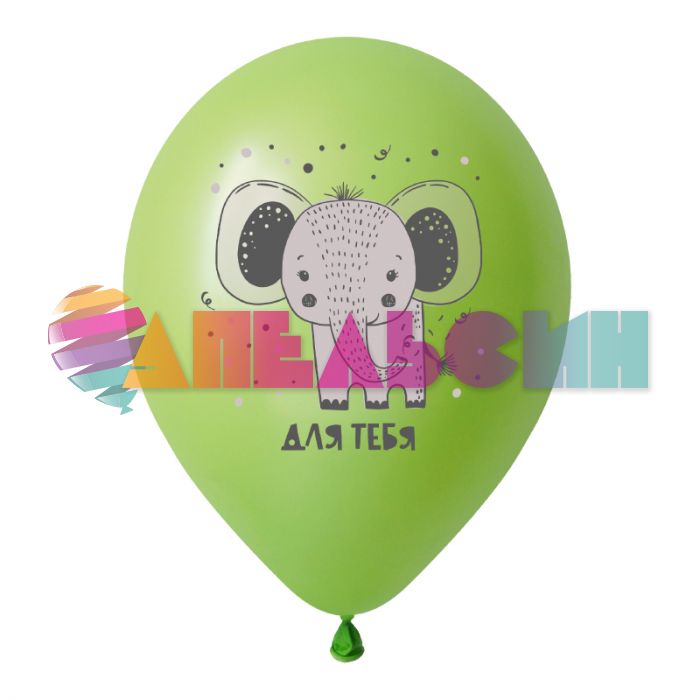 Шар латекс С ДР Животные Африки DB12"/30см 50шт/уп (Вьетнам) 312850-50