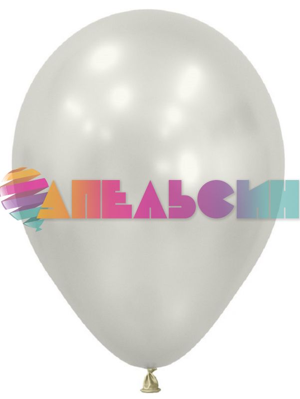 Шар шелк Белый S12"/30см (806) Oyster White устричный 25шт/уп (Колумбия) 112806-бр