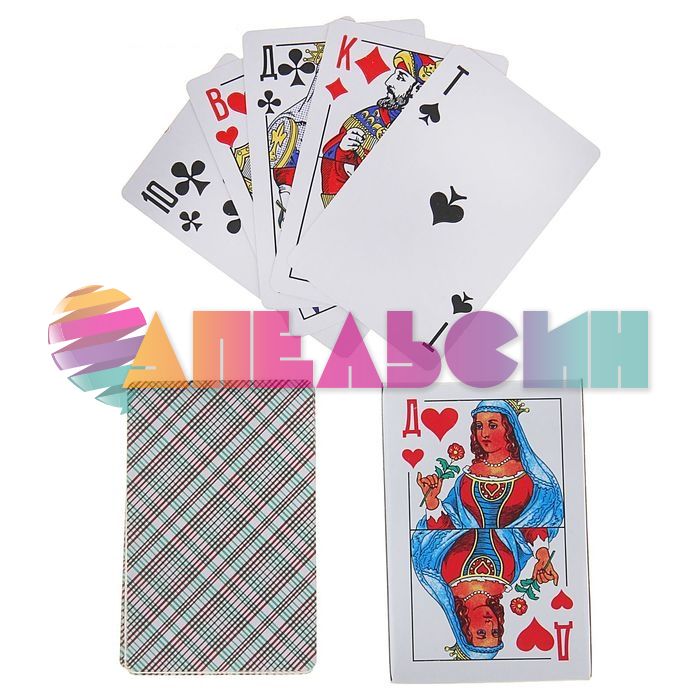 Карты игральные Дама 36шт/уп картон 16+ 261017 7912620
