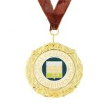 Медаль За посещение Челябинска 7см металл 718374