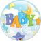 Шар сфера Baby Boy Луна и звезды Q22"/56см (США) баблс 1202-1420