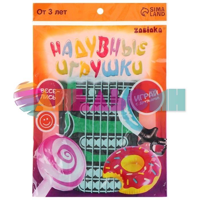 Игрушка Гитара 95см МИКС надувная 129939