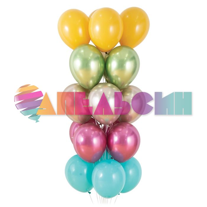 Шар хром Бежевый S05"/13см (971) Reflex Champagne 50шт/уп (Колумбия) 386645