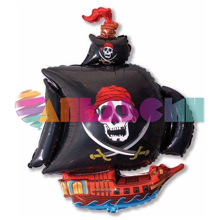 Мини фигура Пиратский корабль черный F15"/38см (Испания) 902669