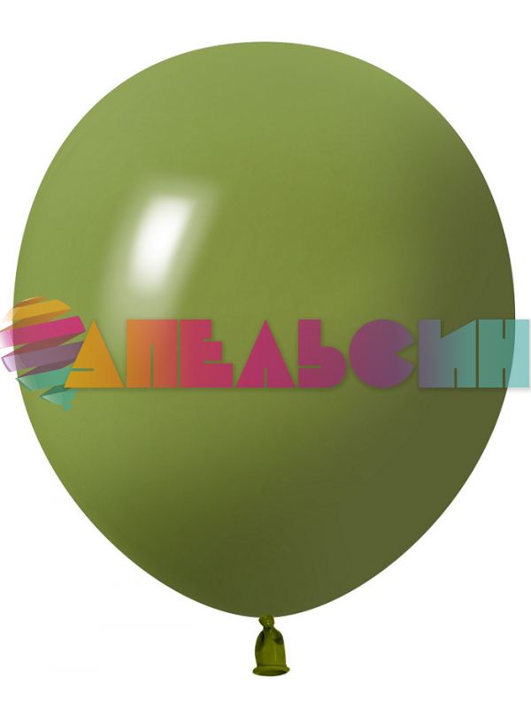 Шар пастель Зеленый 512/12"/30см (S95) Matcha оливковый 100шт/уп (Китай) 512-12S95
